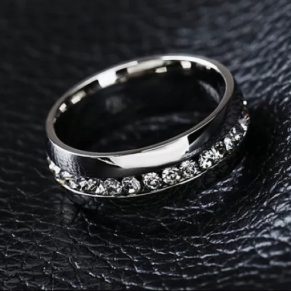 NEW 316L Stainless Steel  Titanium Men/Women TRing - Picture 4 of 5